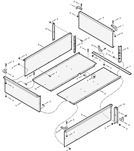 Part Location Diagram of 1101469E701 Murray Tailgate (Black)
